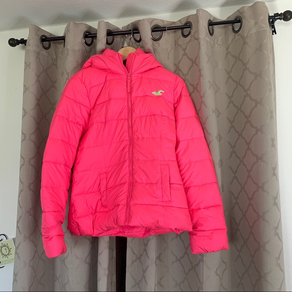 Pink snow jacket
